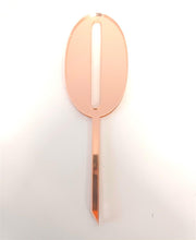 CAKE TOPPER ACR. ROSEGOLDZAHL 0