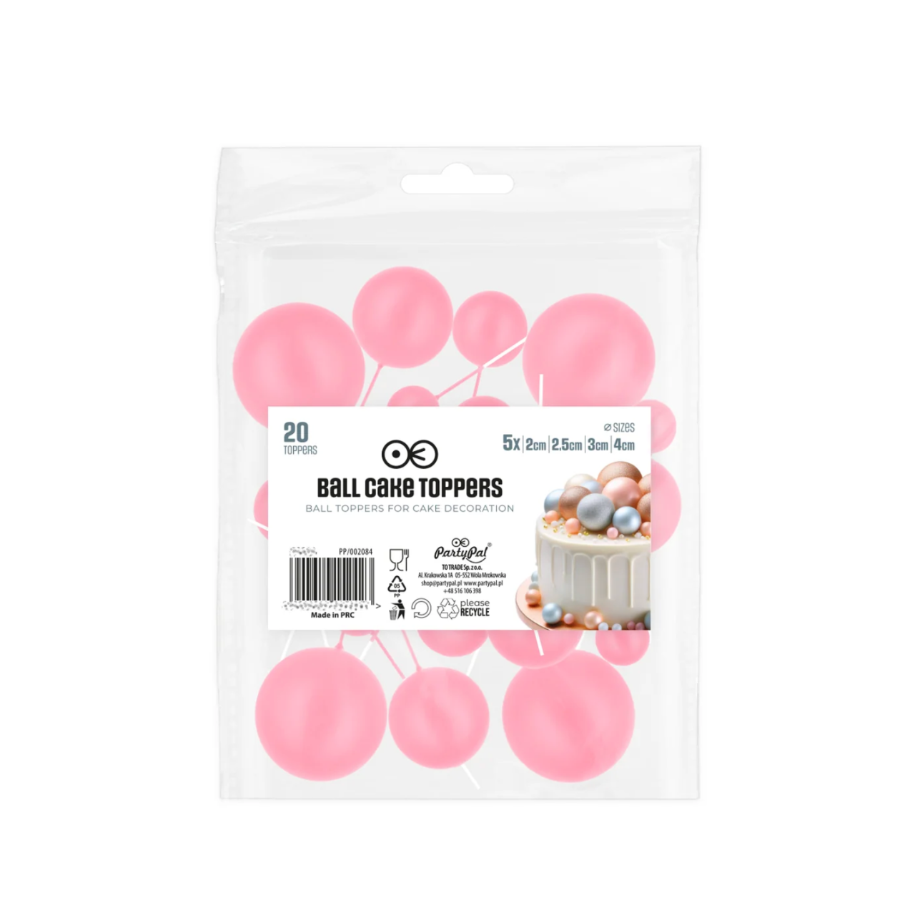TOPPER KUGELN MATTROSA 20-ER SET