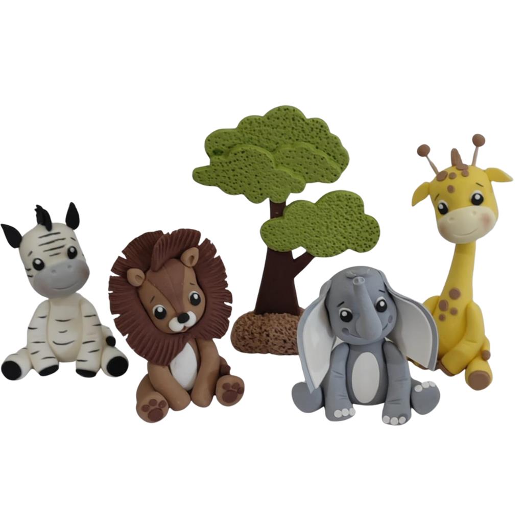 SAFARI ZUCKERFIGUREN SET