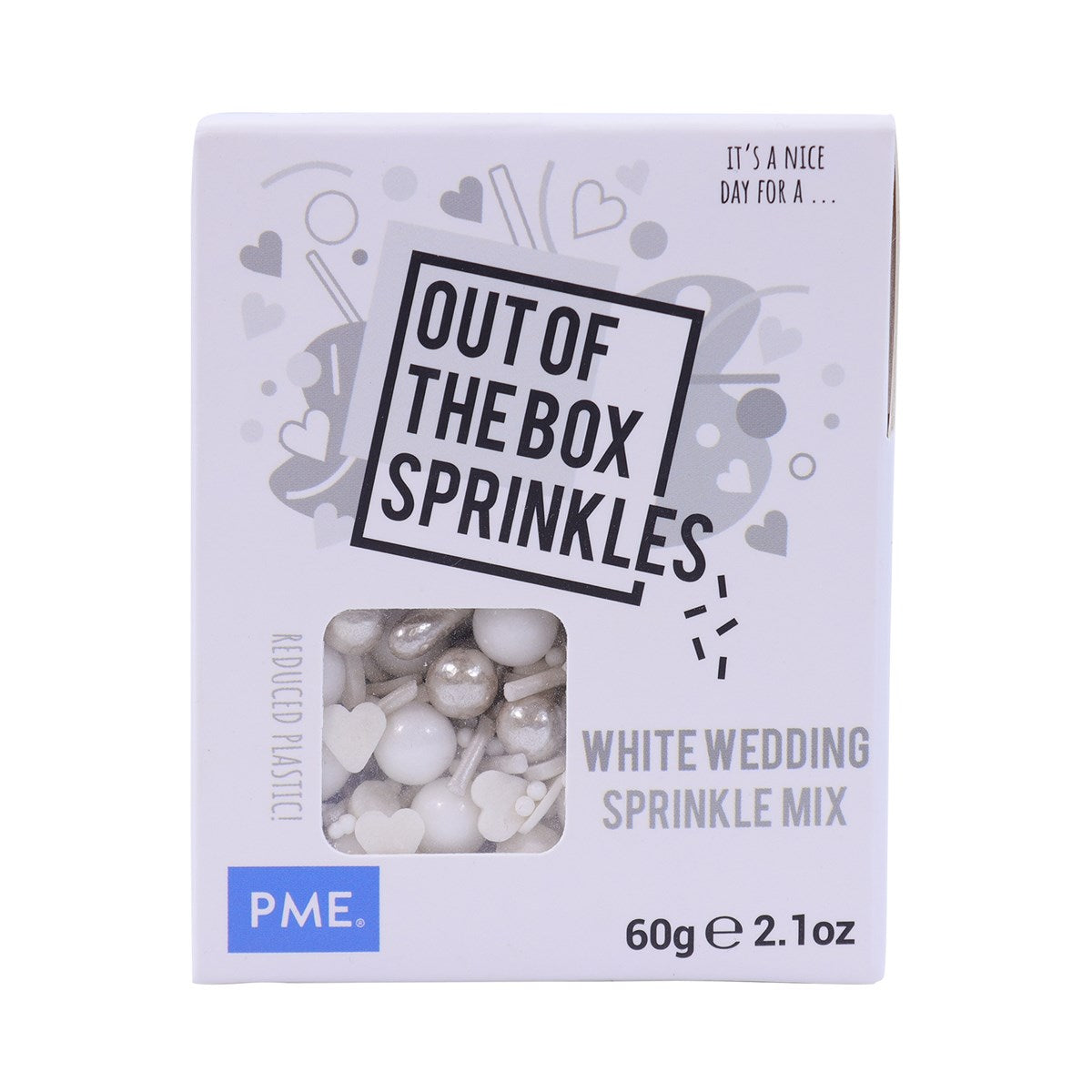 OUT THE BOX-SPRINKLE MIX WEISSE HOCHZEIT 60G