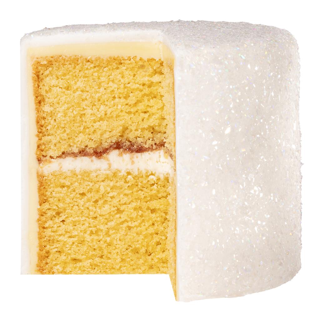 ESSBARE IRISIERENDE GLITTERFLOCKEN WHITE