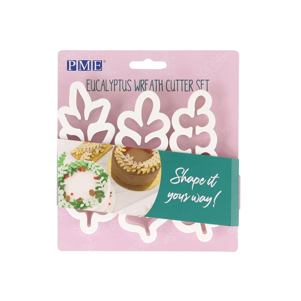 EUKALYPTUS-KRANZ- AUSSTECHER SET/3