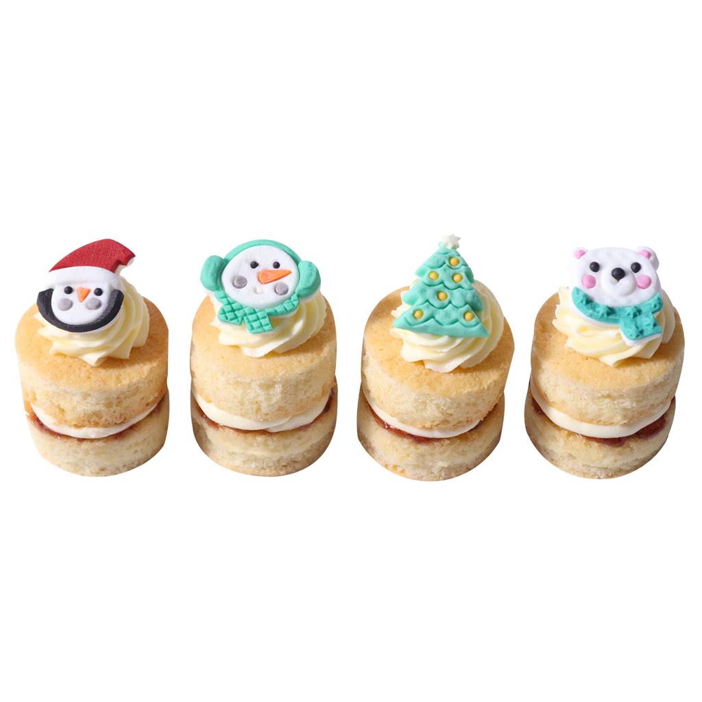CUPCAKE TOPPER ZUCKERFIG. CHRISTMAS-NORTHPOLEEXPRES