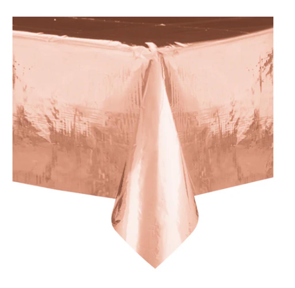 TISCHDECKE FOLIE 137X274 ROSEGOLD