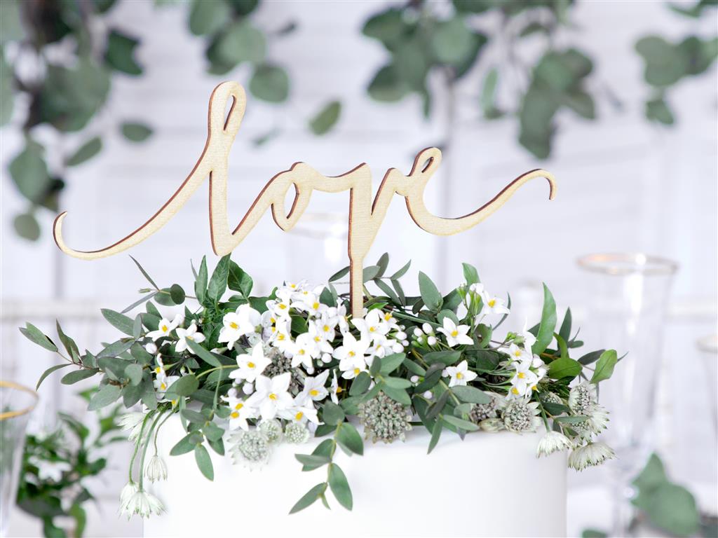 Cake Topper Love 23 x 16 cm