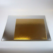 CAKE BOARDS, SILBER&GOLD QUADR.35X35CM  FC2735SQ