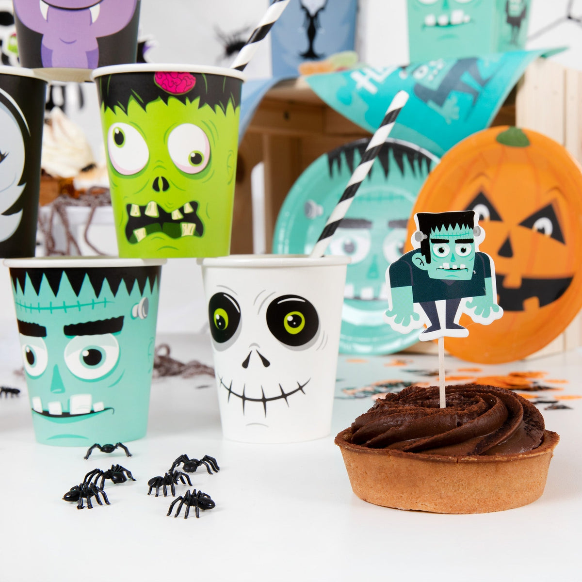 Cake Topper Halloween-Monsters