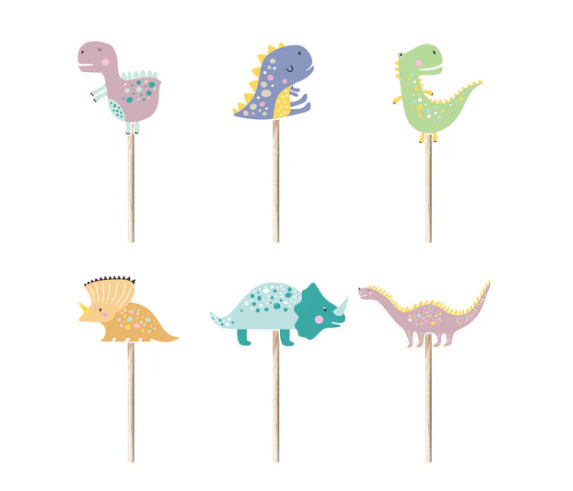CAKE TOPPER DINOSAURIER/6