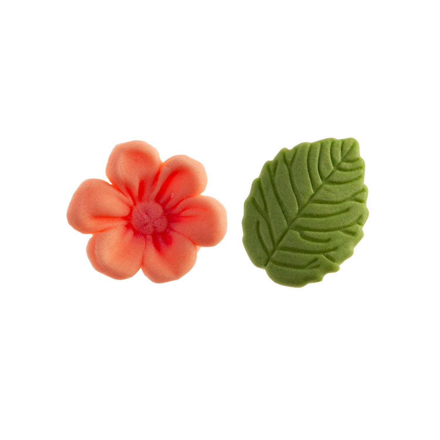 ZUCKERBLUMEN MIT BLÄTTERN PINK