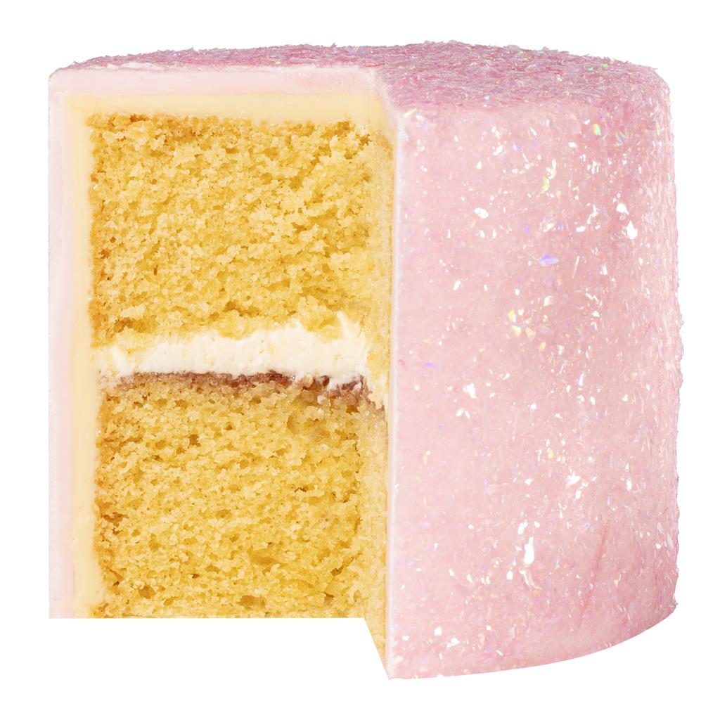 ESSBARE IRISIERENDE GLITTERFLOCKEN PINK TOPAZ