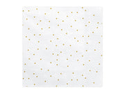 SERVIETTEN DOTS WEIß-GOLD