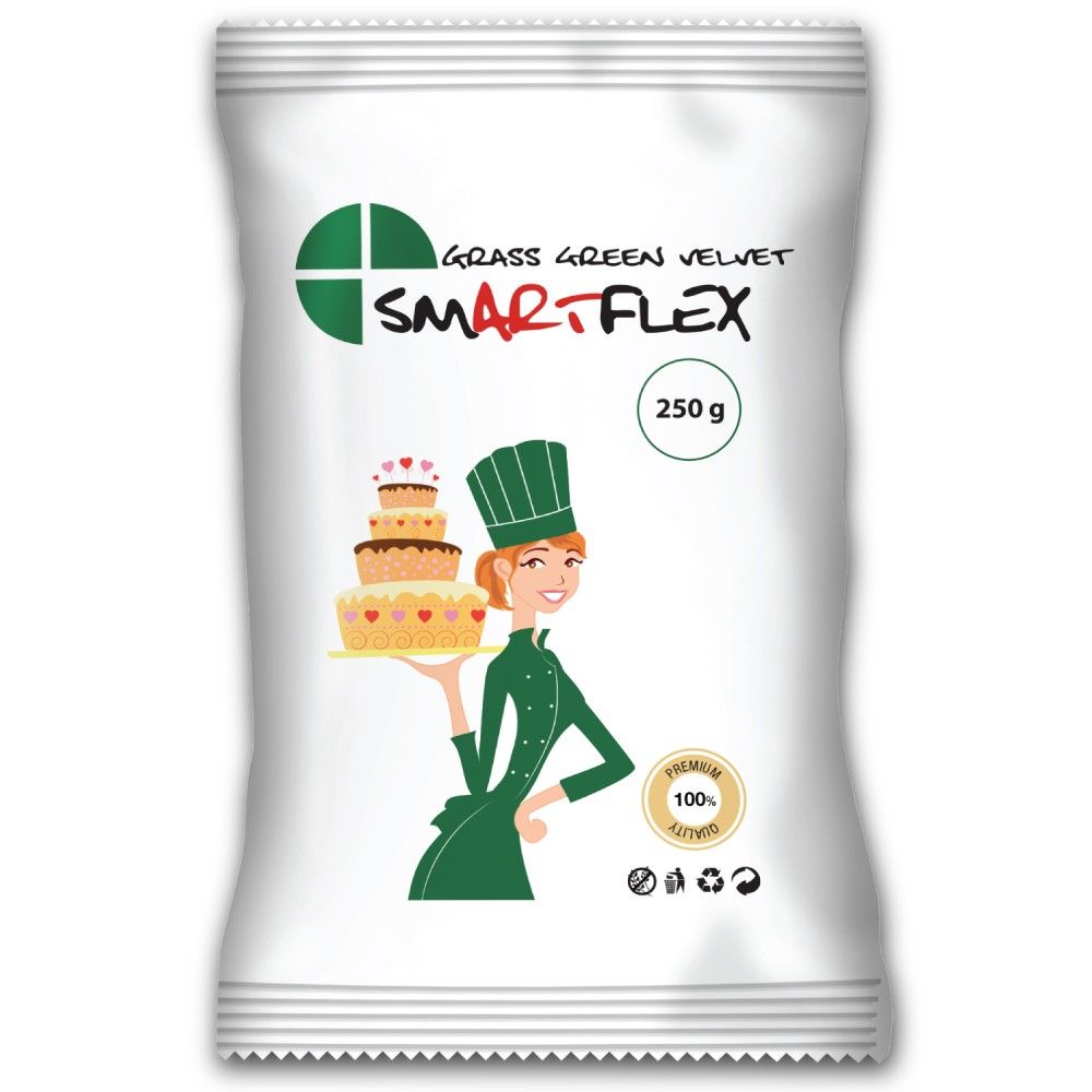 SMARTFLEX FONDANT GRASS GREEN 250G