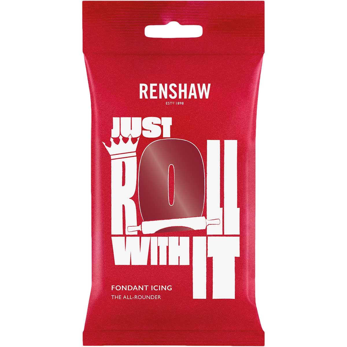 RENSHAW ROLLFONDANT PRO RUBY RED 250 G   R02903