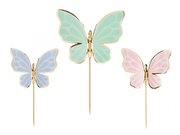 Cake Topper Schmetterling