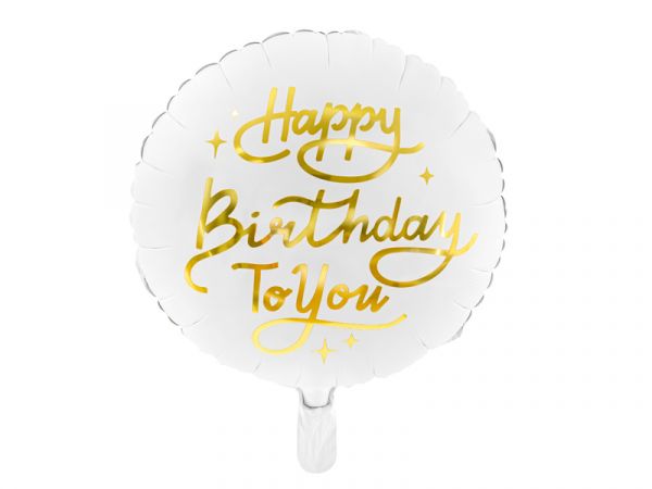 Folienballon Happy Birthday 35 cm