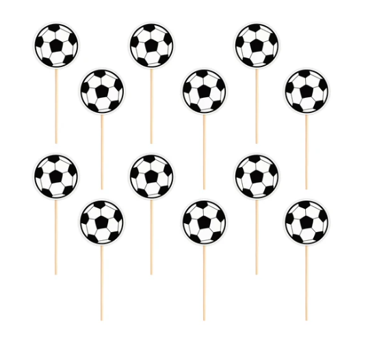 Cupcake Topper Fussball