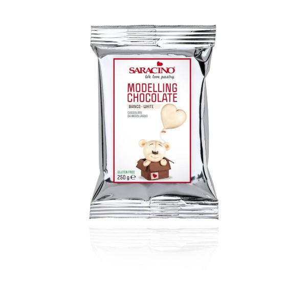 Modellierschokolade Weiß Saracino 250g