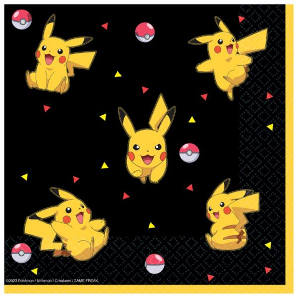 Pokemon Servietten Black